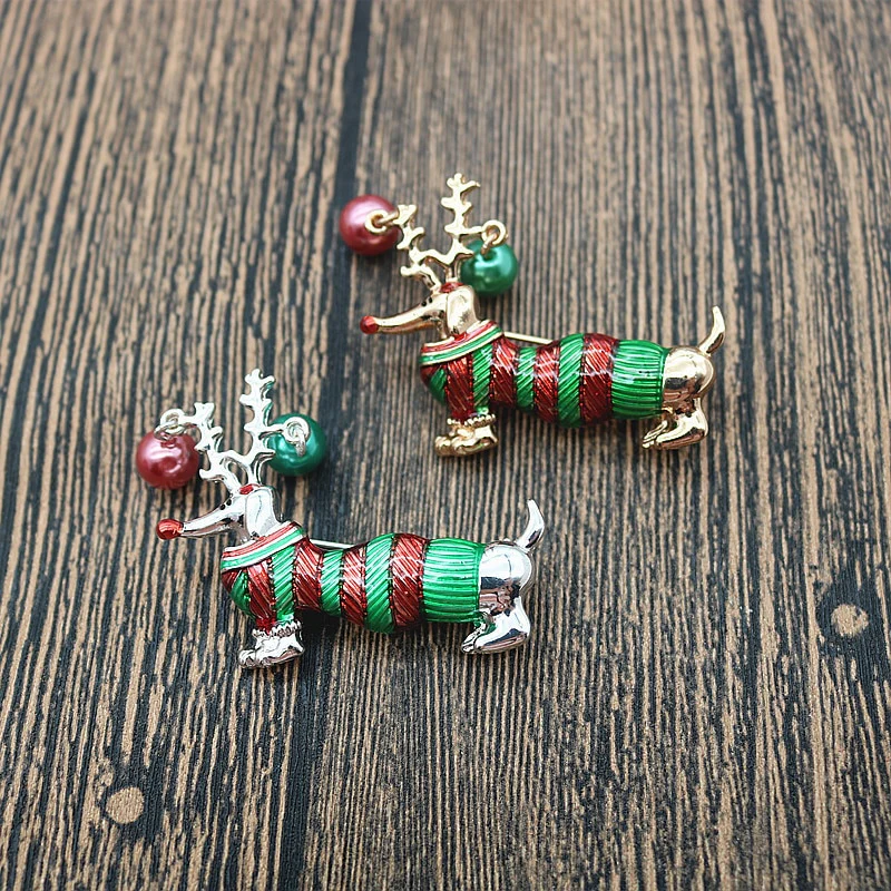 Dachshund Brooches and Pin Party Jewelry - Image 9