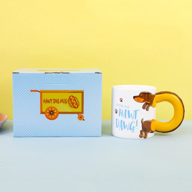 Dachshund Coffee Mug Creative Ceramic Cup - Image 7