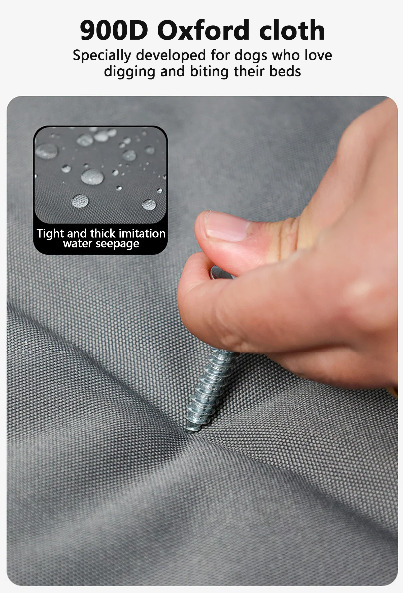 Dachshund Comfort Bed – Durable Waterproof Oxford Fabric Bed - Image 9