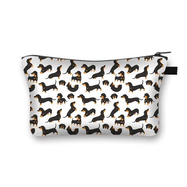Dachshund Makeup Bag Travel Organizer Cosmetic Bag - Image 12