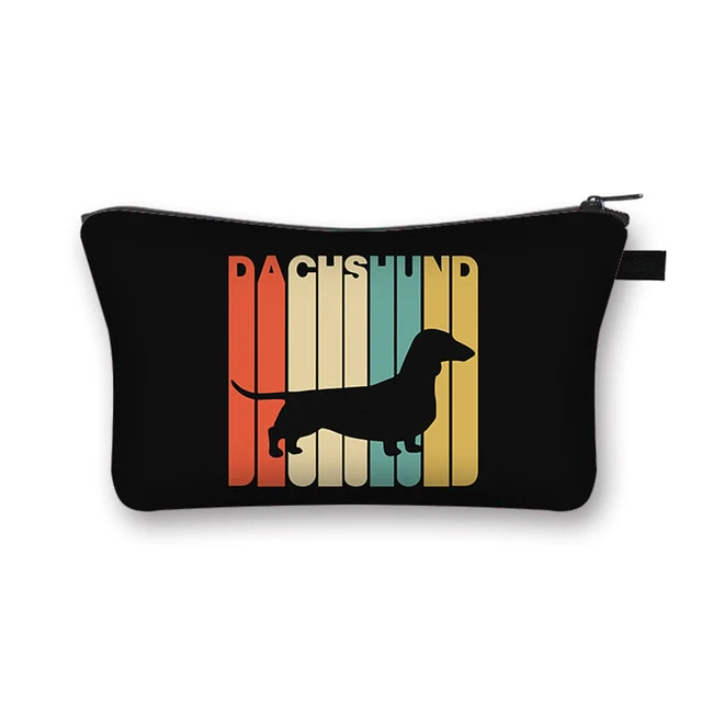 Dachshund Makeup Bag Travel Organizer Cosmetic Bag - Image 19