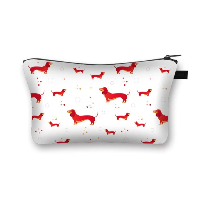 Dachshund Makeup Bag Travel Organizer Cosmetic Bag - Image 9
