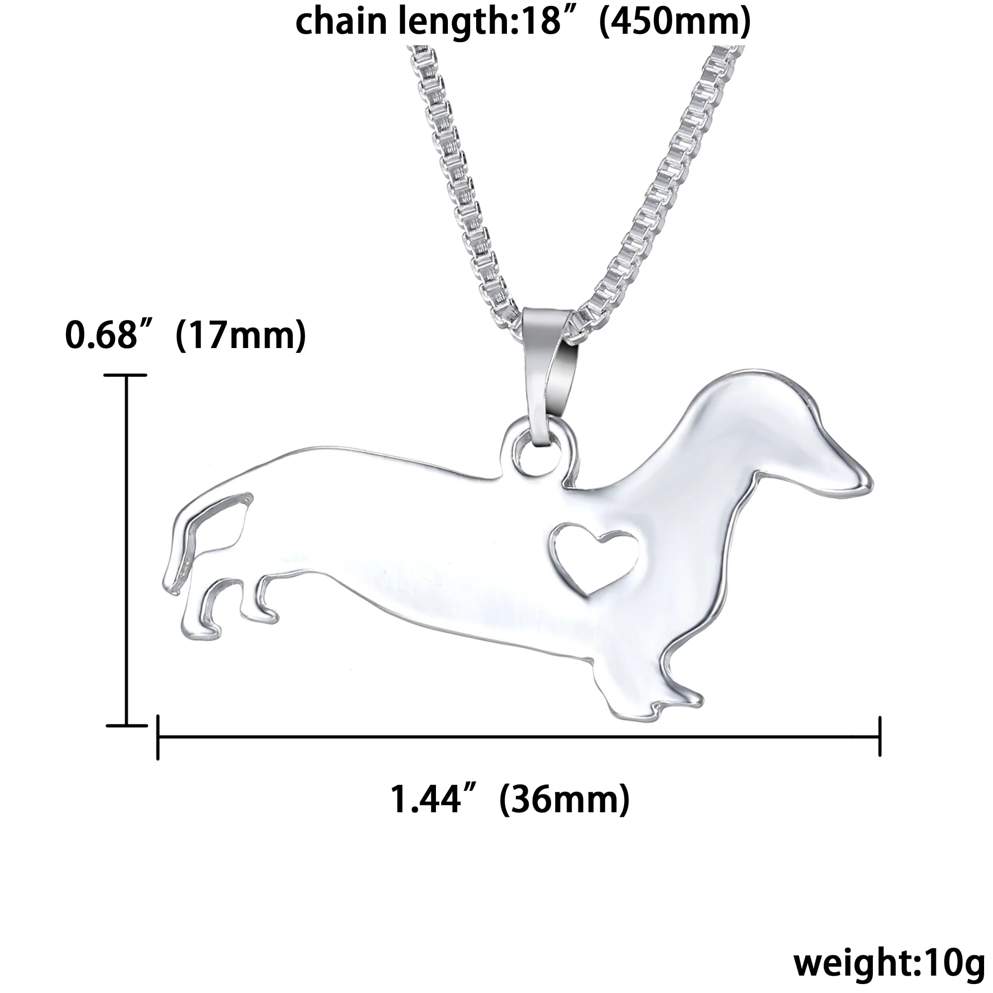 Dachshund Necklace Zinc Alloy - Image 11