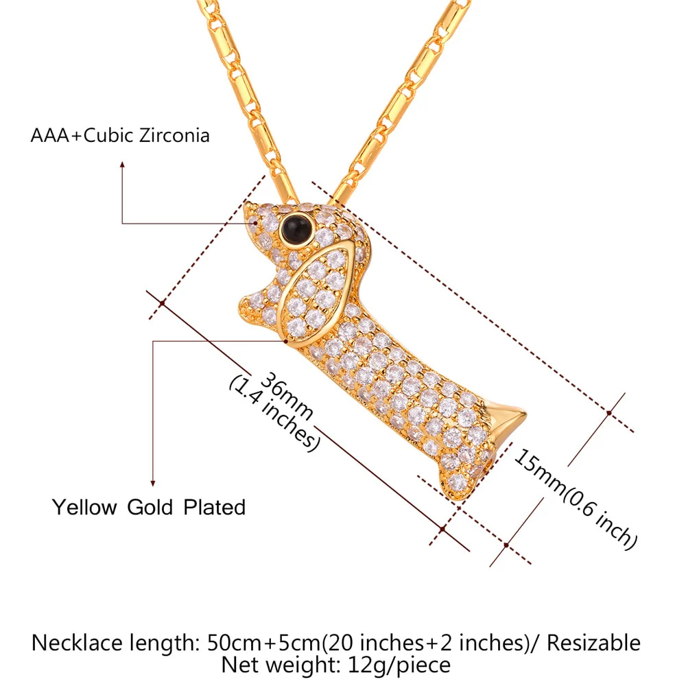 Dachshund Pendant Necklace for Women - Image 7