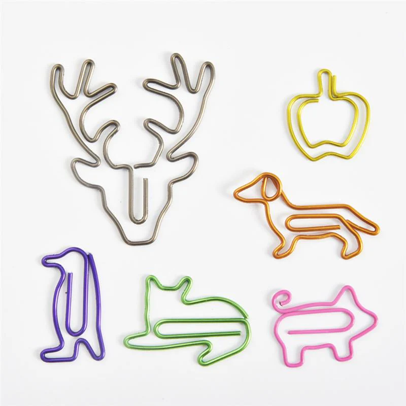 Dachshund Shaped Golden Paper Clips 1 Pack - Image 9