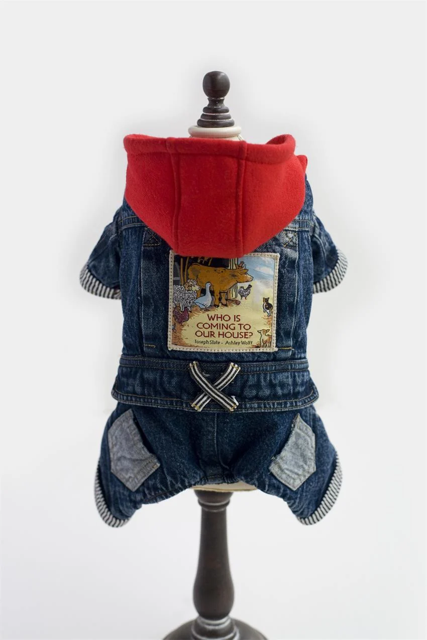 Dachshund Winter Jeans Coat - Image 3