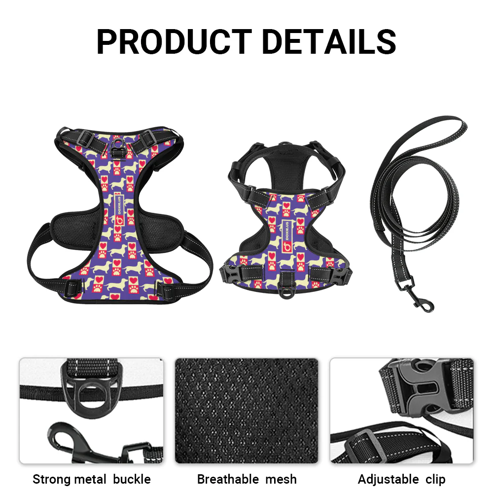 Bella -  No-Pull Dachshund Dog Harness - Image 8